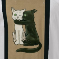 2 cats T-shirt