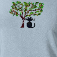 cat tree go green T-shirt