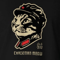 Chairman Meow! Outlined T-shirt