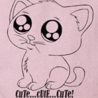 cute cat T-shirt
