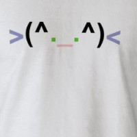 Cute "Emoticon" CAT! - Black Cat Design T-shirt