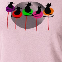 lollipop cats 5 T-shirt