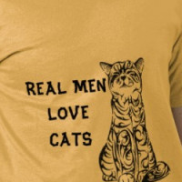REAL MEN LOVE CATS T-Shirt T-shirt
